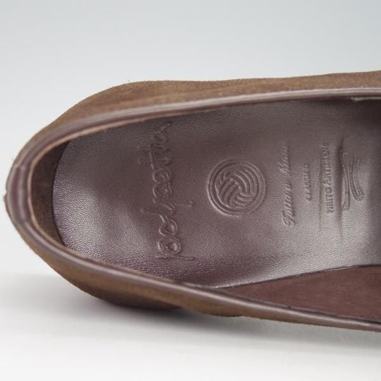 美品★POLPETTA/ポルペッタ SIZE 39.5【★ローファー/スエード】濃茶/メンズ★g442