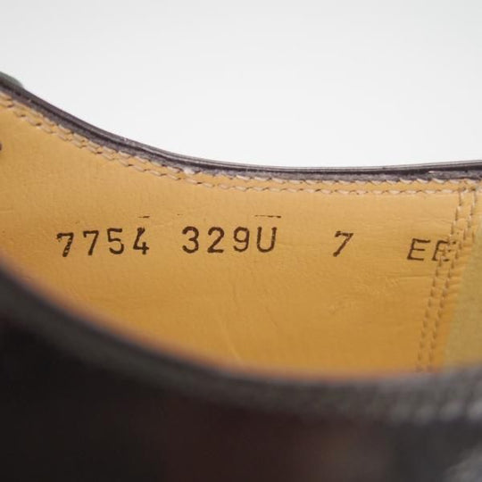 極上★(伊)サルヴァトーレ・フェラガモ 7EE【★ストレートチップ/カーフ】黒/メンズ/Salvatore Ferragamo★g443