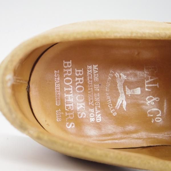 極上★(英)アルフレッド・サージェント UK6.5/US7D【★ブルックスブラザーズ別注/Peal&co】87ラスト/BROOKS BROTHERS/Alfred Sargent★g444
