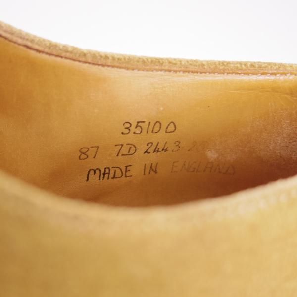 極上★(英)アルフレッド・サージェント UK6.5/US7D【★ブルックスブラザーズ別注/Peal&co】87ラスト/BROOKS BROTHERS/Alfred Sargent★g444