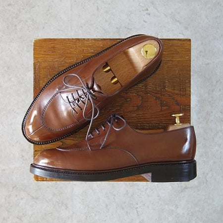極上★J.M.ウェストン 5C【定価￥148,500-★スプリットトゥ・クラシックダービー/598】22ラスト/Uチップ/タン/Weston/ウエストン★g447
