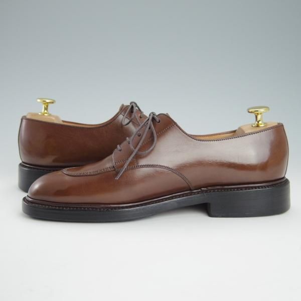 極上★J.M.ウェストン 5C【定価￥148,500-★スプリットトゥ・クラシックダービー/598】22ラスト/Uチップ/タン/Weston/ウエストン★g447