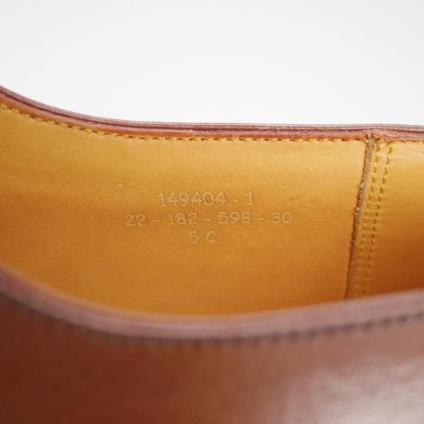 極上★J.M.ウェストン 5C【定価￥148,500-★スプリットトゥ・クラシックダービー/598】22ラスト/Uチップ/タン/Weston/ウエストン★g447