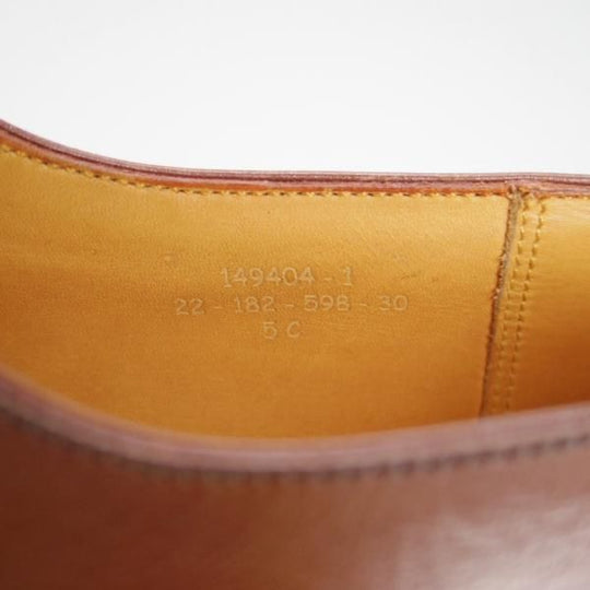 極上★J.M.ウェストン 5C【定価￥148,500-★スプリットトゥ・クラシックダービー/598】22ラスト/Uチップ/タン/Weston/ウエストン★g447