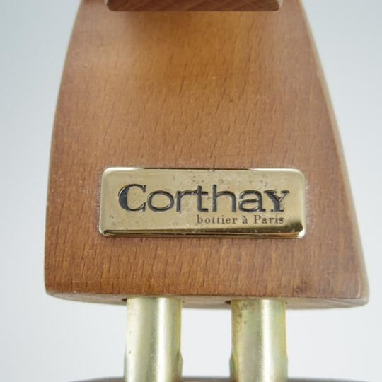極上★(仏)Corthay/コルテ SIZE 10【定価￥20,520-★純正シューツリー】木製シューキーパー/メンズ★g448