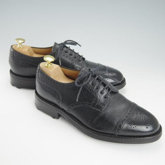 極美品★(英)アルフレッド・サージェント SIZE 6.5【リッジウェイソール仕様★(英)ダンヒル別注/dunhill】HENRY/黒/Alfred Sargent★g449
