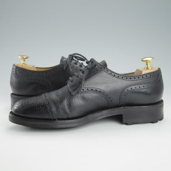 極美品★(英)アルフレッド・サージェント SIZE 6.5【リッジウェイソール仕様★(英)ダンヒル別注/dunhill】HENRY/黒/Alfred Sargent★g449
