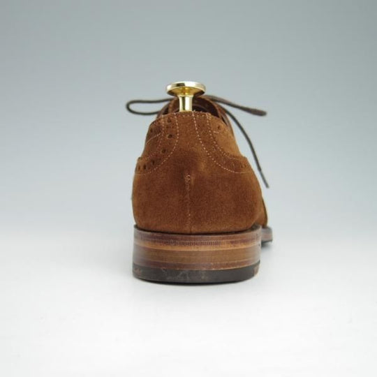 ★(英)チーニー 6F【貴重★EDIFICE別注/10298ラスト】フルブローグ/スエード/茶/メンズ/エディフィス/CHEANEY★g450