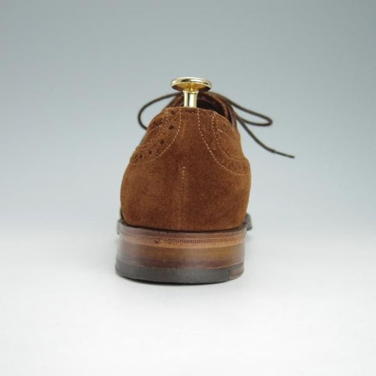 ★(英)チーニー 6F【貴重★EDIFICE別注/10298ラスト】フルブローグ/スエード/茶/メンズ/エディフィス/CHEANEY★g450