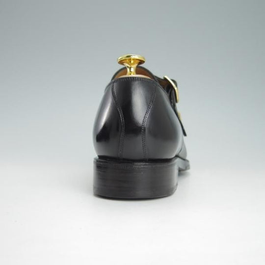 極美品★(スペイン製)YANKO/ヤンコ SIZE 23【パターンオーダー品★グッドイヤーウェルテッド製法/ダブルモンク】カーフ/黒★g452