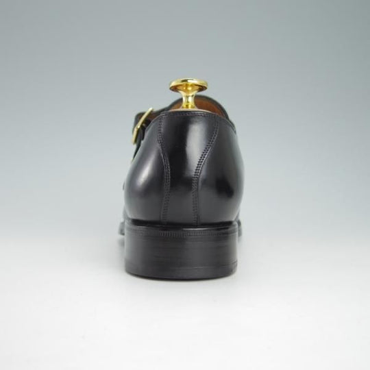 極美品★(スペイン製)YANKO/ヤンコ SIZE 23【パターンオーダー品★グッドイヤーウェルテッド製法/ダブルモンク】カーフ/黒★g452