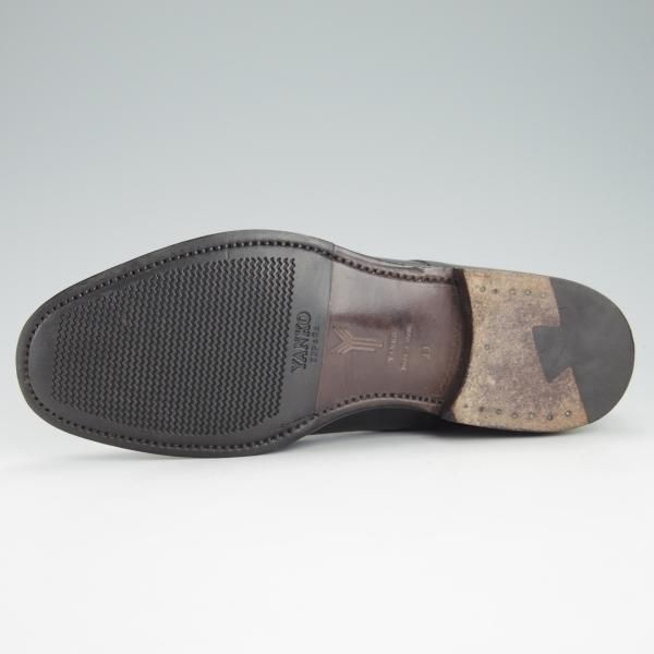 極美品★(スペイン製)YANKO/ヤンコ SIZE 23【パターンオーダー品★グッドイヤーウェルテッド製法/ダブルモンク】カーフ/黒★g452