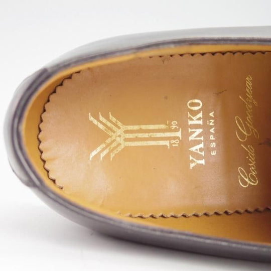 極美品★(スペイン製)YANKO/ヤンコ SIZE 23【パターンオーダー品★グッドイヤーウェルテッド製法/ダブルモンク】カーフ/黒★g452