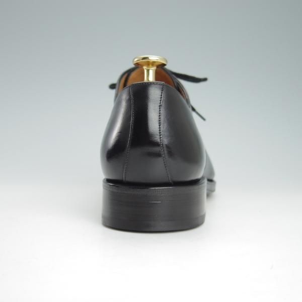 極美品★(スペイン製)YANKO/ヤンコ SIZE 7【グッドイヤーウェルテッド製法★36901/Vフロント】プレーントゥ/カーフ/黒/メンズ★g453