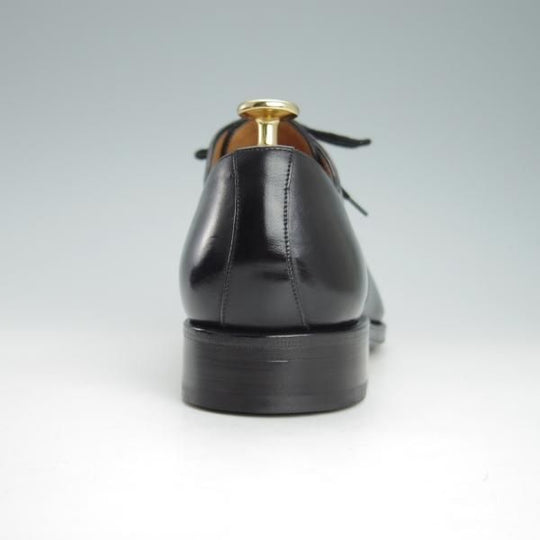 極美品★(スペイン製)YANKO/ヤンコ SIZE 7【グッドイヤーウェルテッド製法★36901/Vフロント】プレーントゥ/カーフ/黒/メンズ★g453