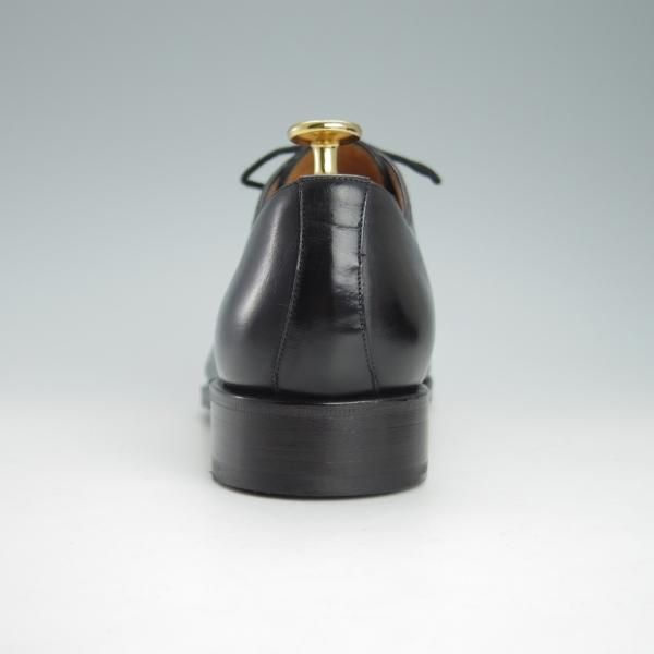 極美品★(スペイン製)YANKO/ヤンコ SIZE 7【グッドイヤーウェルテッド製法★36901/Vフロント】プレーントゥ/カーフ/黒/メンズ★g453