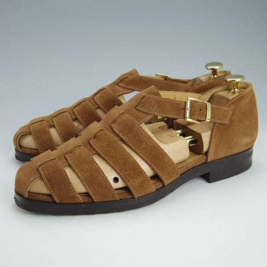 ほぼ未使用★パラブーツ SIZE 7【定価￥46,200-★トゥモローランド別注/FERRET】グルカサンダル/スエード/TOMORROWLAND/Paraboot★g454