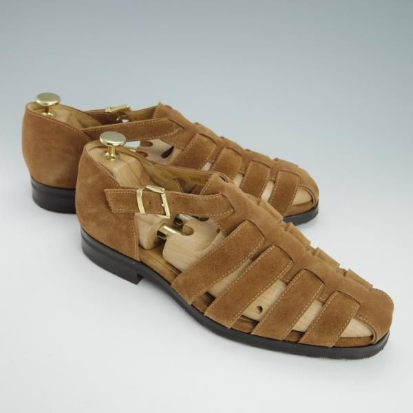 ほぼ未使用★パラブーツ SIZE 7【定価￥46,200-★トゥモローランド別注/FERRET】グルカサンダル/スエード/TOMORROWLAND/Paraboot★g454