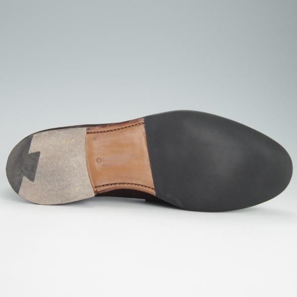 極上★クロケット&ジョーンズ 7.5E【定価￥74,800-★BOSTON 2/ボストン】376ラスト/コインローファー/濃茶/メンズ/Crockett&Jones★g455