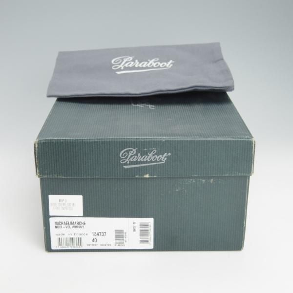 未使用★パラブーツ SIZE 40【定価￥71,500-★ミカエル/MICHAEL/ウイスキー】チロリアンシューズ/スエード/メンズ/Paraboot★g458
