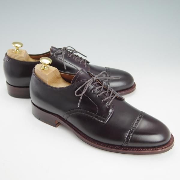新品★オールデン 7.5D【コードバン仕様★(香港)Tassels10周年記念モデル/A6502】レイドンラスト/赤茶/#8/メンズ/Alden★g459