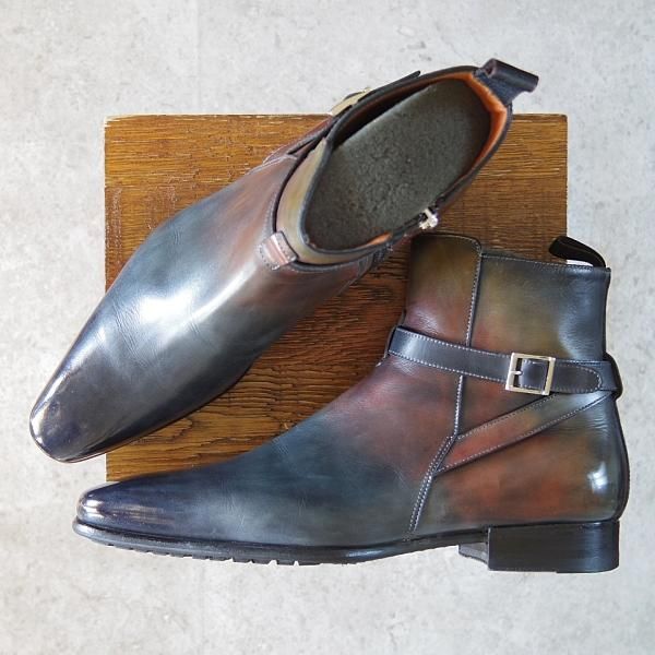 美品☆(伊)サントーニ SIZE 7.5【貴重☆ジョッパーブーツ風