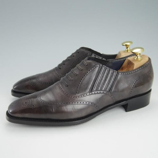 ★(英)アンソニー・クレバリー 5D【定価￥275,000-★CHURCHILL/チャーチル】Antique Steel Calf/レイジーマン/ANTHONY CLEVERLEY★g462