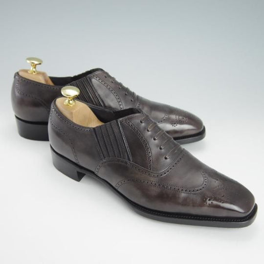 ★(英)アンソニー・クレバリー 5D【定価￥275,000-★CHURCHILL/チャーチル】Antique Steel Calf/レイジーマン/ANTHONY CLEVERLEY★g462