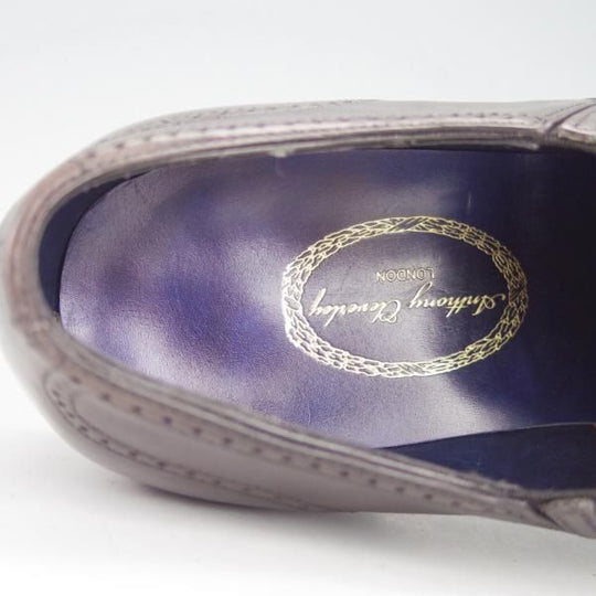 ★(英)アンソニー・クレバリー 5D【定価￥275,000-★CHURCHILL/チャーチル】Antique Steel Calf/レイジーマン/ANTHONY CLEVERLEY★g462