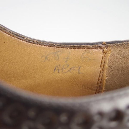 極美品★(独)ハインリッヒ・ディンケラッカー SIZE 6.5【現行定価￥193,600-★コードバン仕様/RIO/リオ】黒/Heinrich Dinkelacker★g464