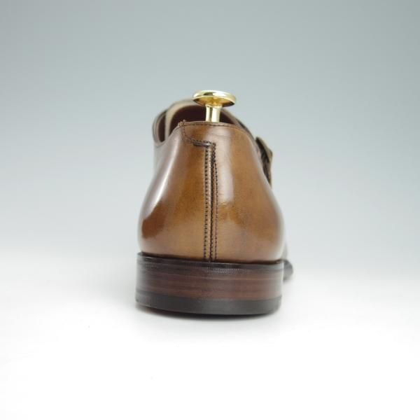 極上★(英)チーニー 9.5F【(英)Herring Shoes別注★ATTLEE/11028ラスト】ダブルモンク/カーフ/茶/メンズ/CHEANEY★g465