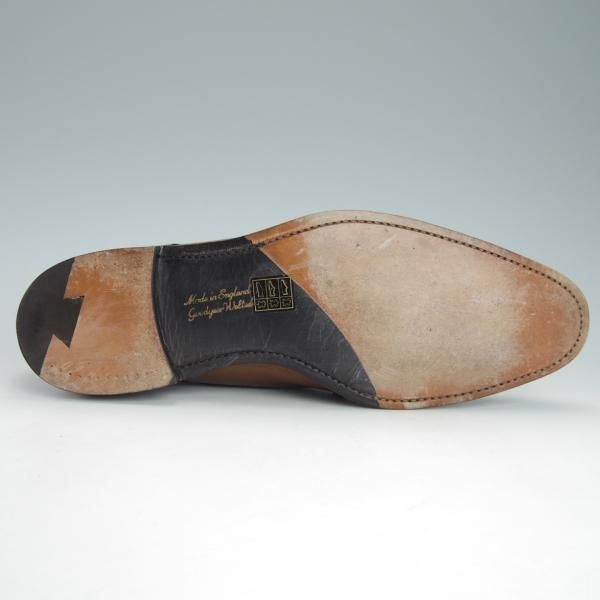 極上★(英)チーニー 9.5F【(英)Herring Shoes別注★ATTLEE/11028ラスト】ダブルモンク/カーフ/茶/メンズ/CHEANEY★g465