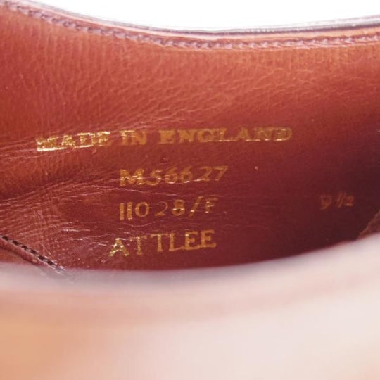 極上★(英)チーニー 9.5F【(英)Herring Shoes別注★ATTLEE/11028ラスト】ダブルモンク/カーフ/茶/メンズ/CHEANEY★g465