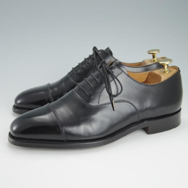 極美品★(英)グレンソン 6.5F【定価￥74,800-★G-ONEライン/LONDON】ロンドン/22346/G1/ストレートチップ/カーフ/黒/GRENSON★g466