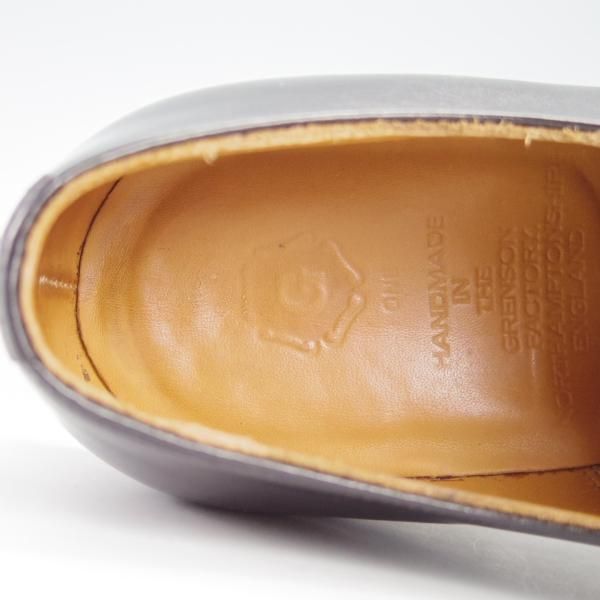 極美品★(英)グレンソン 6.5F【定価￥74,800-★G-ONEライン/LONDON】ロンドン/22346/G1/ストレートチップ/カーフ/黒/GRENSON★g466