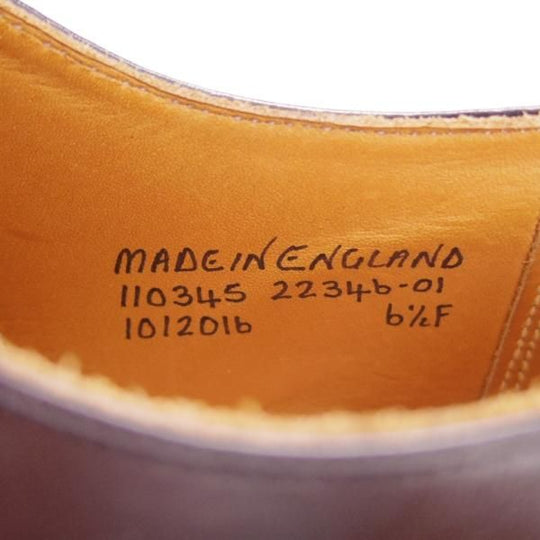 極美品★(英)グレンソン 6.5F【定価￥74,800-★G-ONEライン/LONDON】ロンドン/22346/G1/ストレートチップ/カーフ/黒/GRENSON★g466