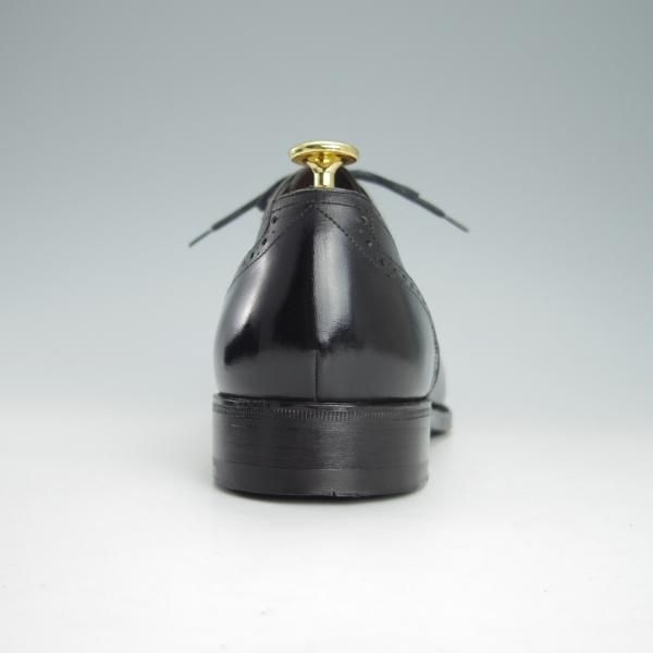 ★(仏)Corthay/コルテ SIZE 10(UK9程度)【定価￥225,500-★BUCY/クォーターブローグ】黒/カーフ/メンズ★g468