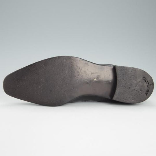 ★(仏)Corthay/コルテ SIZE 10(UK9程度)【定価￥225,500-★BUCY/クォーターブローグ】黒/カーフ/メンズ★g468