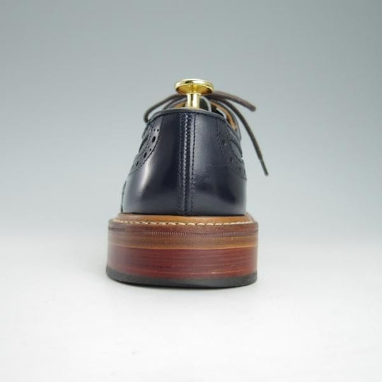 極上★トリッカーズ SIZE 6.5【バートン同系モデル★M6973/カントリーシューズ】カーフ/紺/フルブローグ/短靴/メンズ/Tricker's★g469
