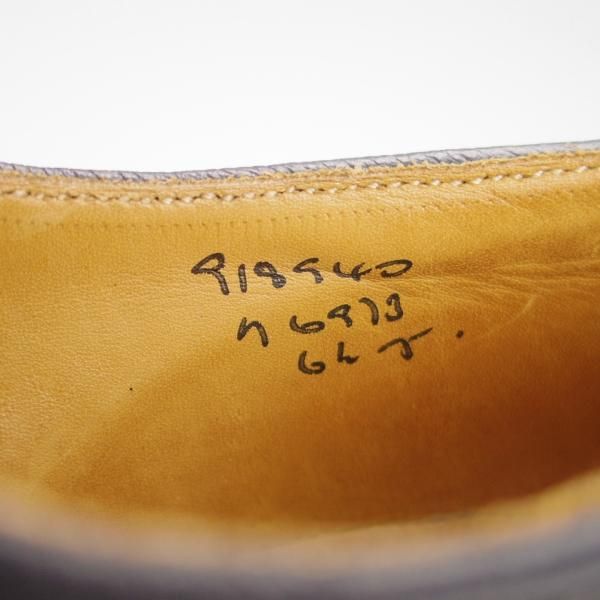 極上★トリッカーズ SIZE 6.5【バートン同系モデル★M6973/カントリーシューズ】カーフ/紺/フルブローグ/短靴/メンズ/Tricker's★g469