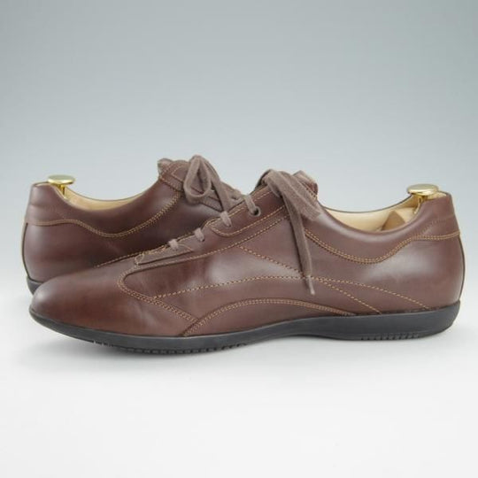 極上★パラブーツ SIZE 9【定価￥41,800-★Estoril/カーフ】スニーカー/レザーシューズ/茶/メンズ/Paraboot★g473