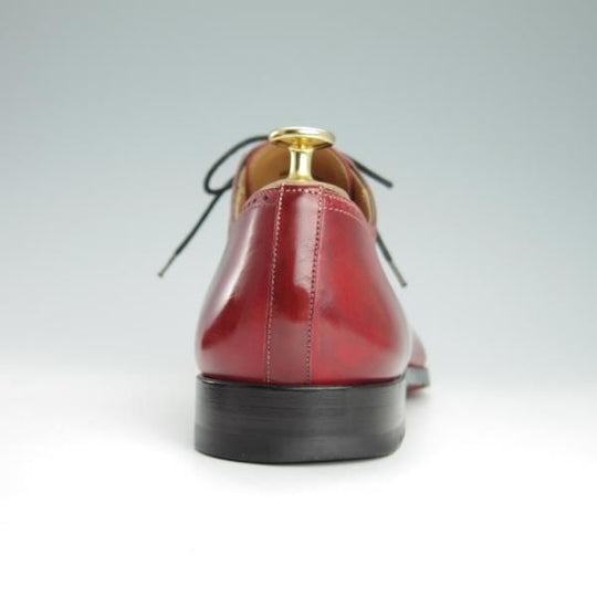 美品★(スペイン製)マグナーニ SIZE 41【★ボロネーゼ製法/オックスフォードシューズ】16614/カーフ/赤茶/メンズ/MAGNANNI★g474