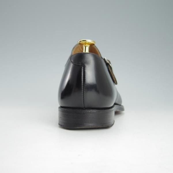 極上★クロケット&ジョーンズ 8F【★GROSVENOR/248ラスト】モンクストラップ/カーフ/黒/メンズ/Crockett&Jones★g476