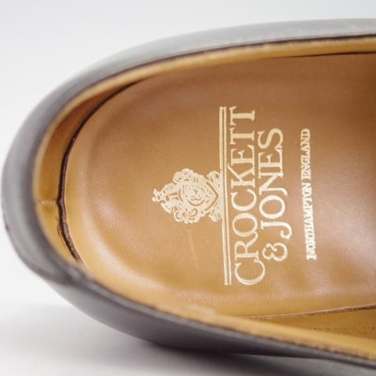 極上★クロケット&ジョーンズ 8F【★GROSVENOR/248ラスト】モンクストラップ/カーフ/黒/メンズ/Crockett&Jones★g476
