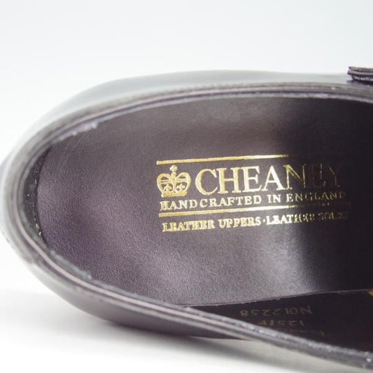 未使用★(英)チーニー 8F【定価￥75,900-★EDMUND/125ラスト】エドモンド/ダブルモンク/ポリッシュレザー/黒/メンズ/CHEANEY★g478