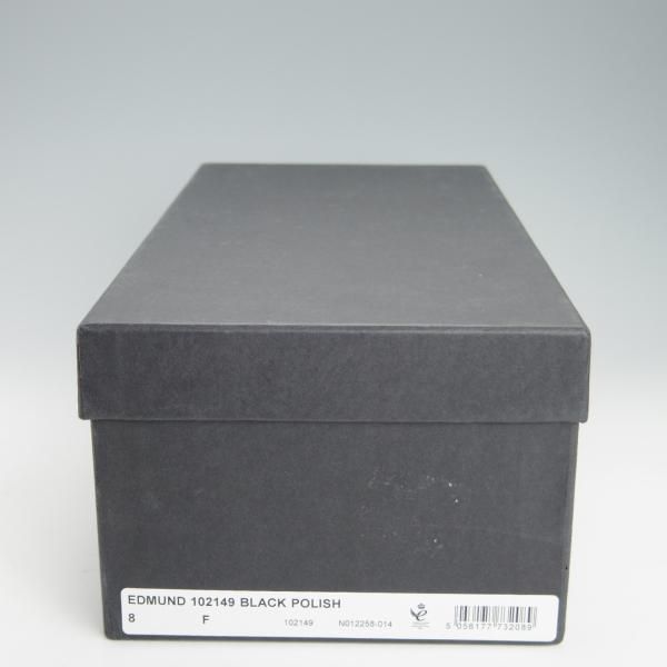 未使用★(英)チーニー 8F【定価￥75,900-★EDMUND/125ラスト】エドモンド/ダブルモンク/ポリッシュレザー/黒/メンズ/CHEANEY★g478