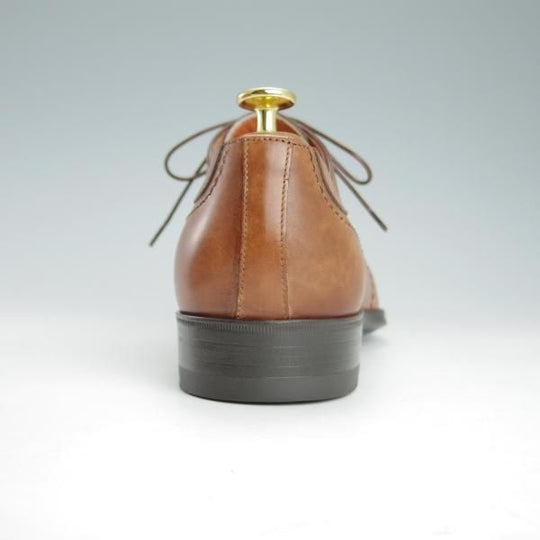 未使用★(伊)サントーニ SIZE 7【★ブラインドブローグ/15578】カーフ/薄茶/メンズ/Santoni★g479