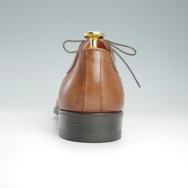 未使用★(伊)サントーニ SIZE 7【★ブラインドブローグ/15578】カーフ/薄茶/メンズ/Santoni★g479