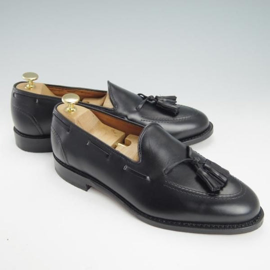 未使用★(米)アレンエドモンズ 8D【現行定価7.5万円程度★Acheson/タッセルローファー】カーフ/黒/メンズ/ALLEN EDMONDS★g480