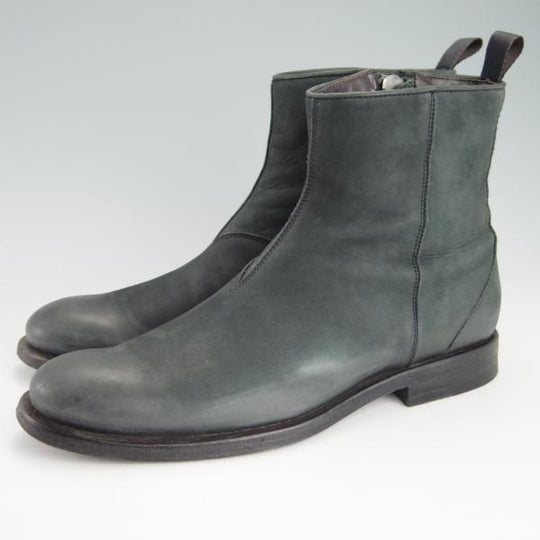 極上★BUTTERO/ブッテロ SIZE 39【同系モデル定価6万円程度★サイドジップブーツ/ヌバック】黒〜グレー系/メンズ★g483